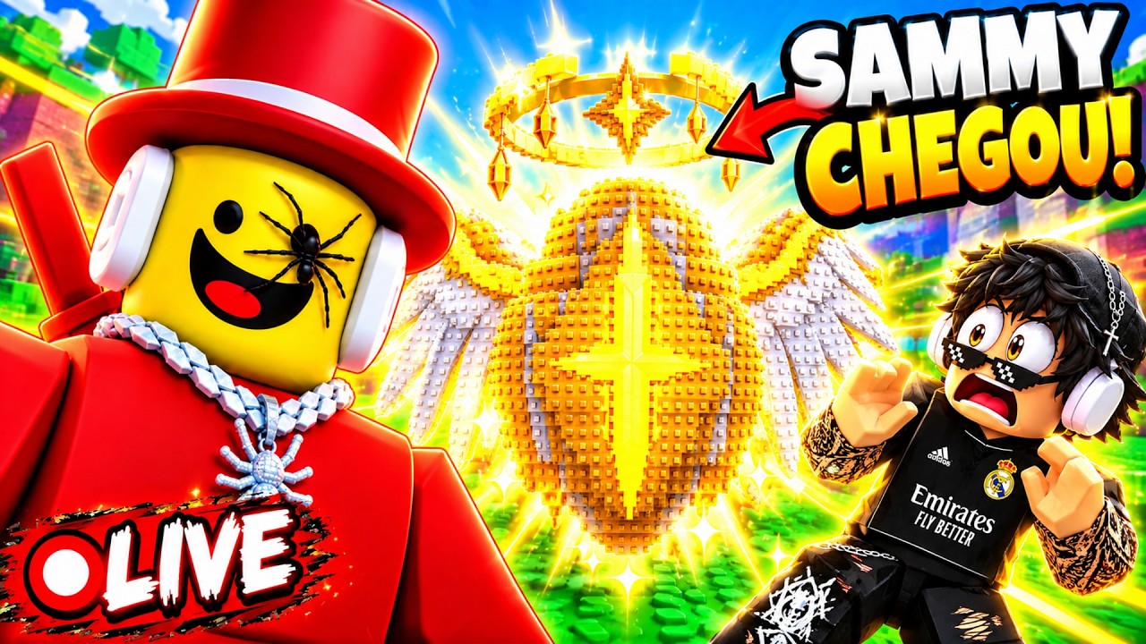 🔴AO VIVO: ROUBE UM OVO ATUALIZA&Ccedil;&Atilde;O SAAMY CHEGOU! #roblox #kickaluckyblock #roubeumbrainrot