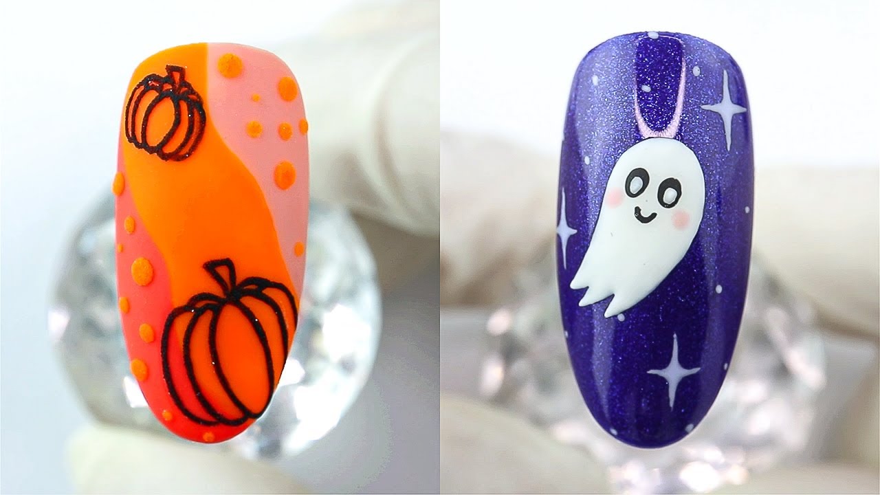 Halloween Nail Art Designs  |  Tutorial  |  Step by step