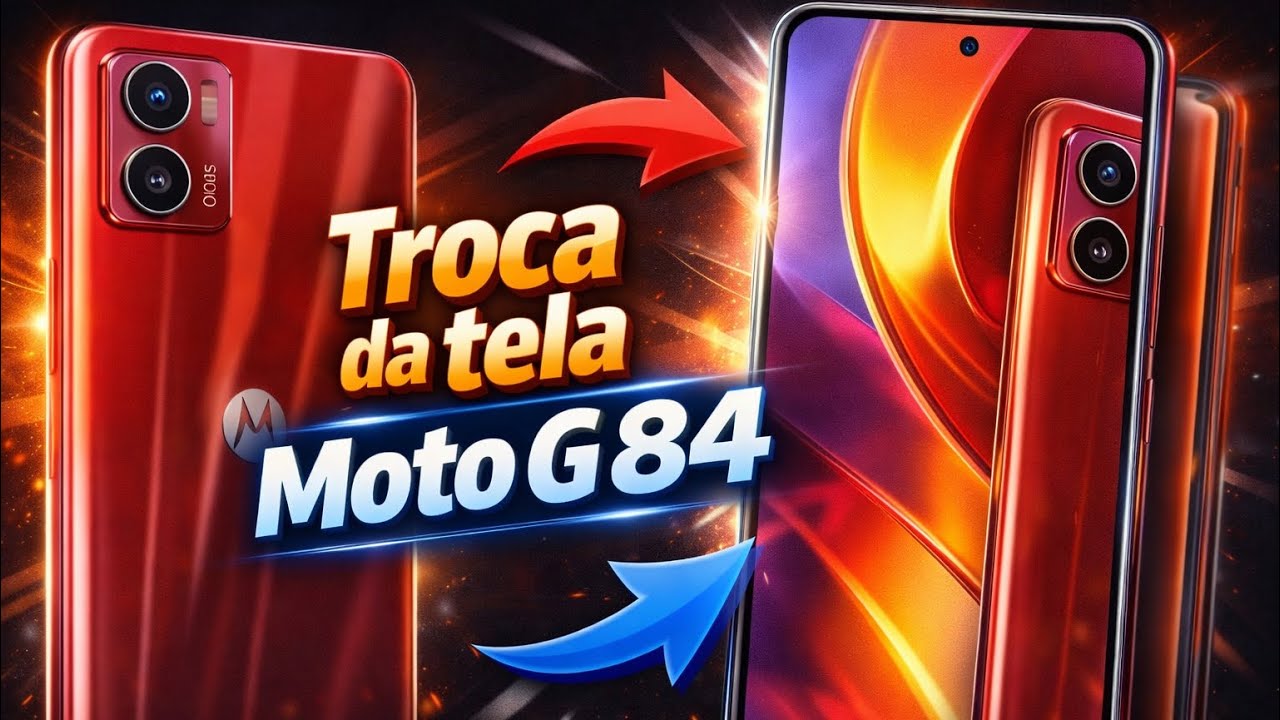 Como Trocar o Display do Moto G 84 com Aro 👈