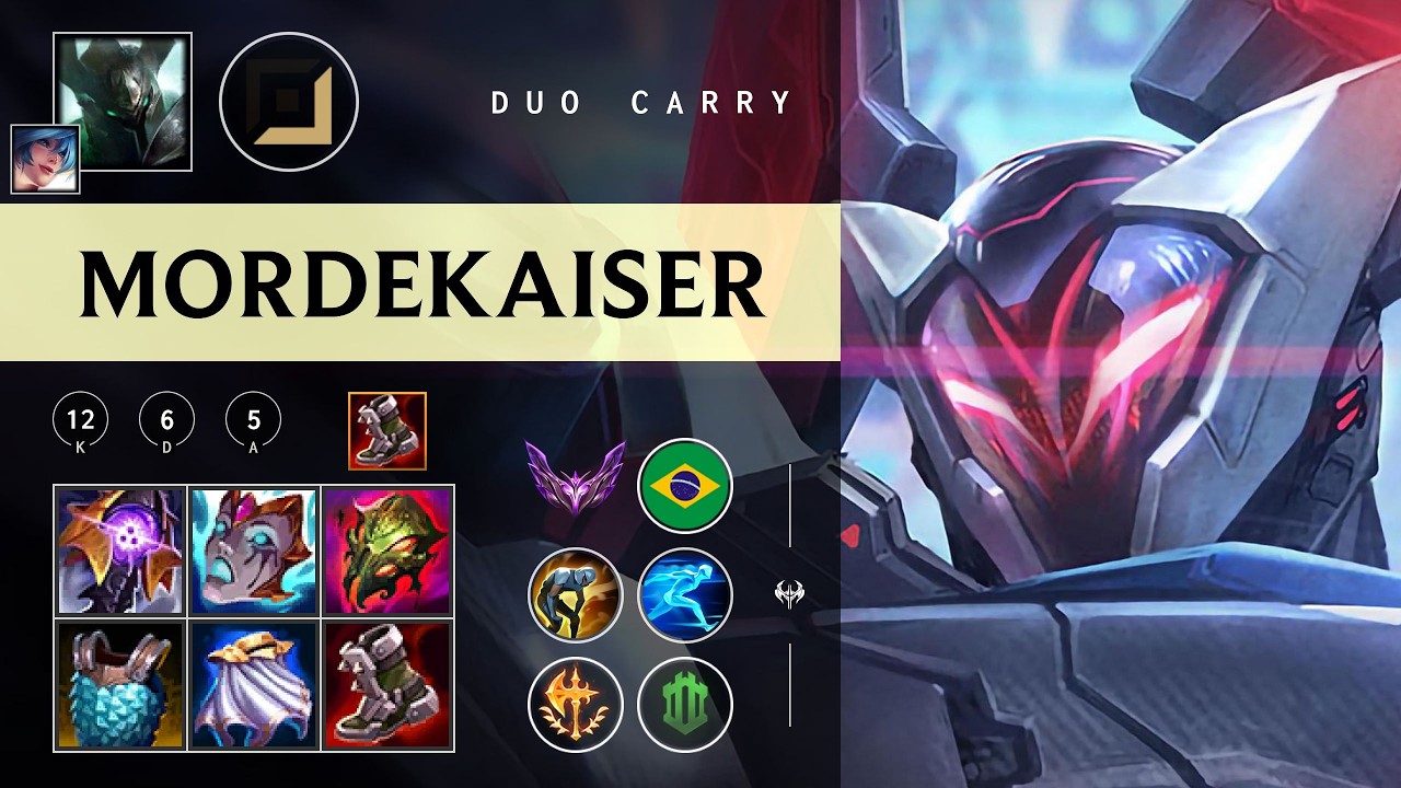 Mordekaiser Carry vs Samira - BR Master Patch 26.03
