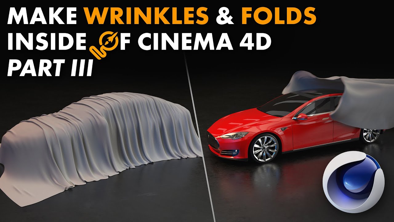Creating and Controlling Wrinkles in Cinema 4D Tutorial Part 3: Car Reveal