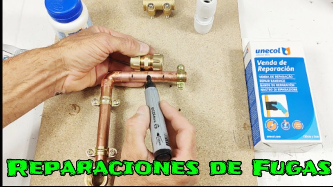 💥MIL IDEAS para REPARAR FUGAS de COBRE CON Y SIN AGUA 