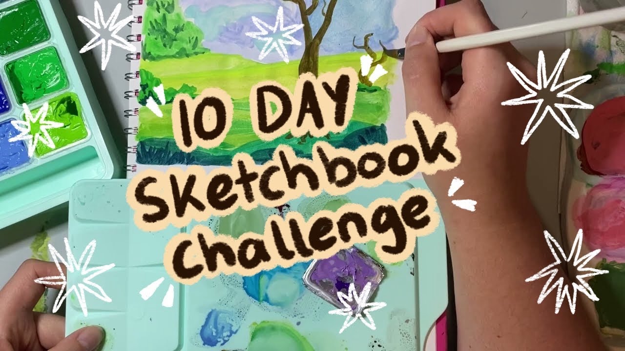 Finishing A Sketchbook Before 2025! (late upload)