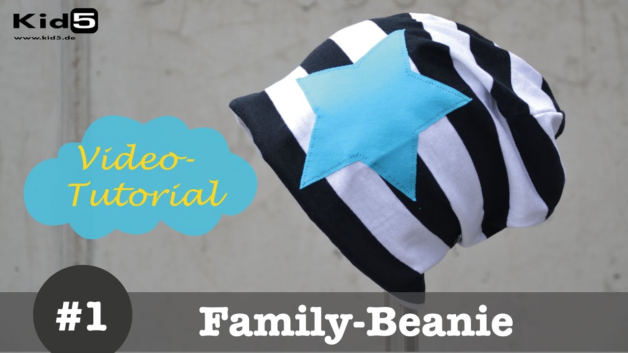 Beanie M&uuml;tze selber n&auml;hen - DIY-N&auml;h-Tutorial