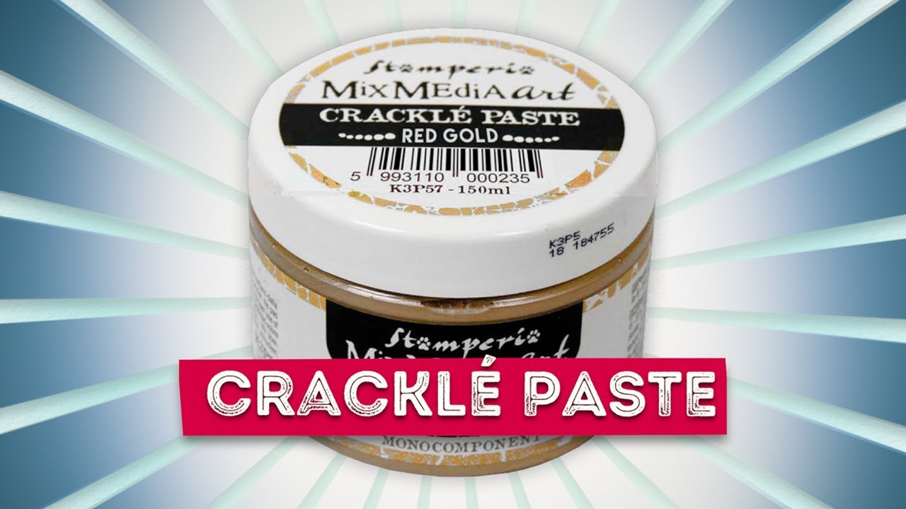 Product Focus - Cracklé Pastes: Gold, Red, Gold & Silver