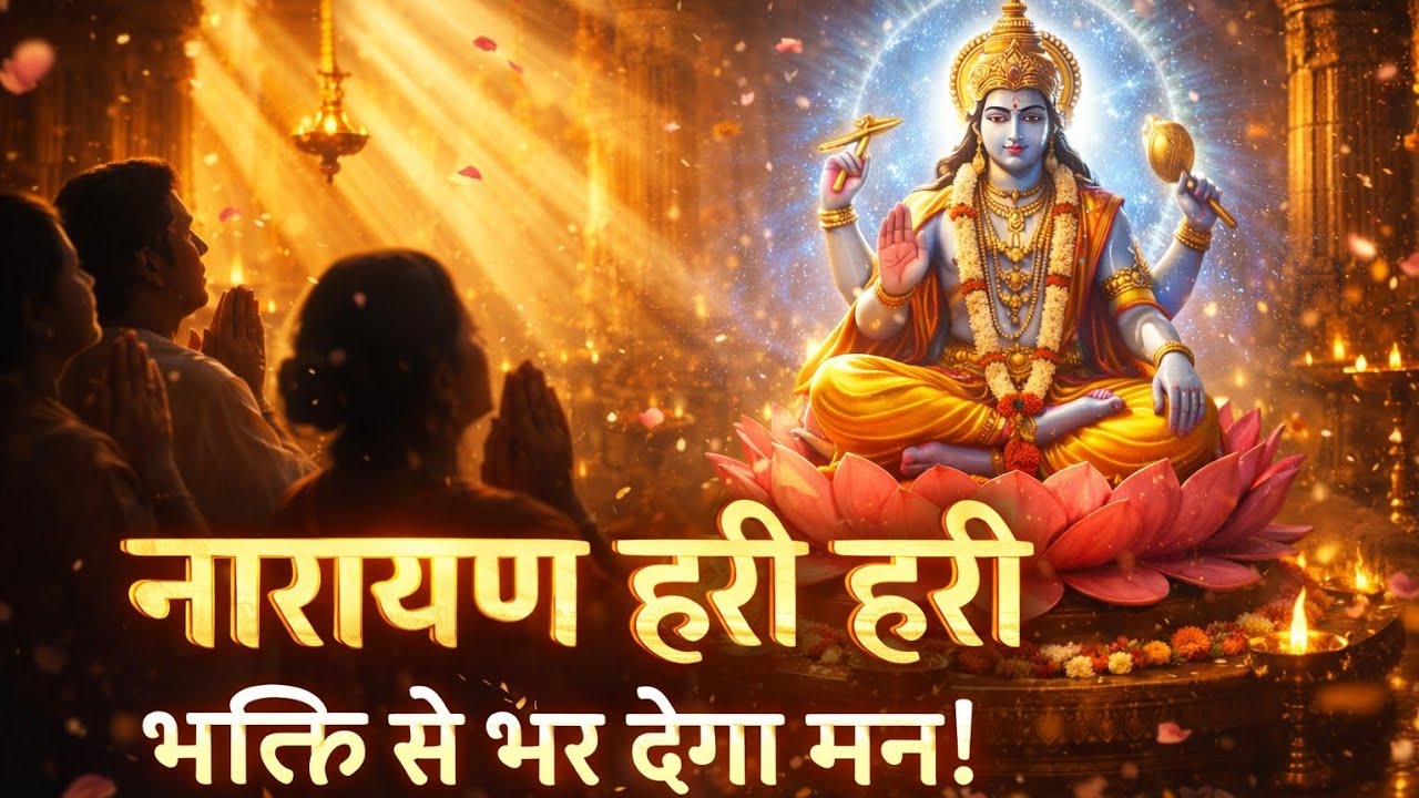 नारायण हरी हरी | श्री मन नारायण भजन | मन को शांति और भक्ति से भर देने वाला दिव्य कीर्तन