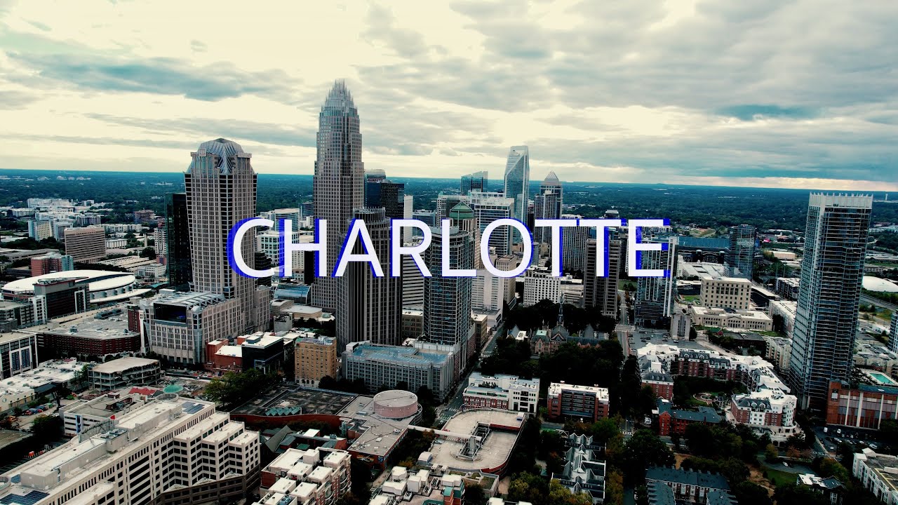 CHARLOTTE, NORTH CAROLINA  - by drone [4K]