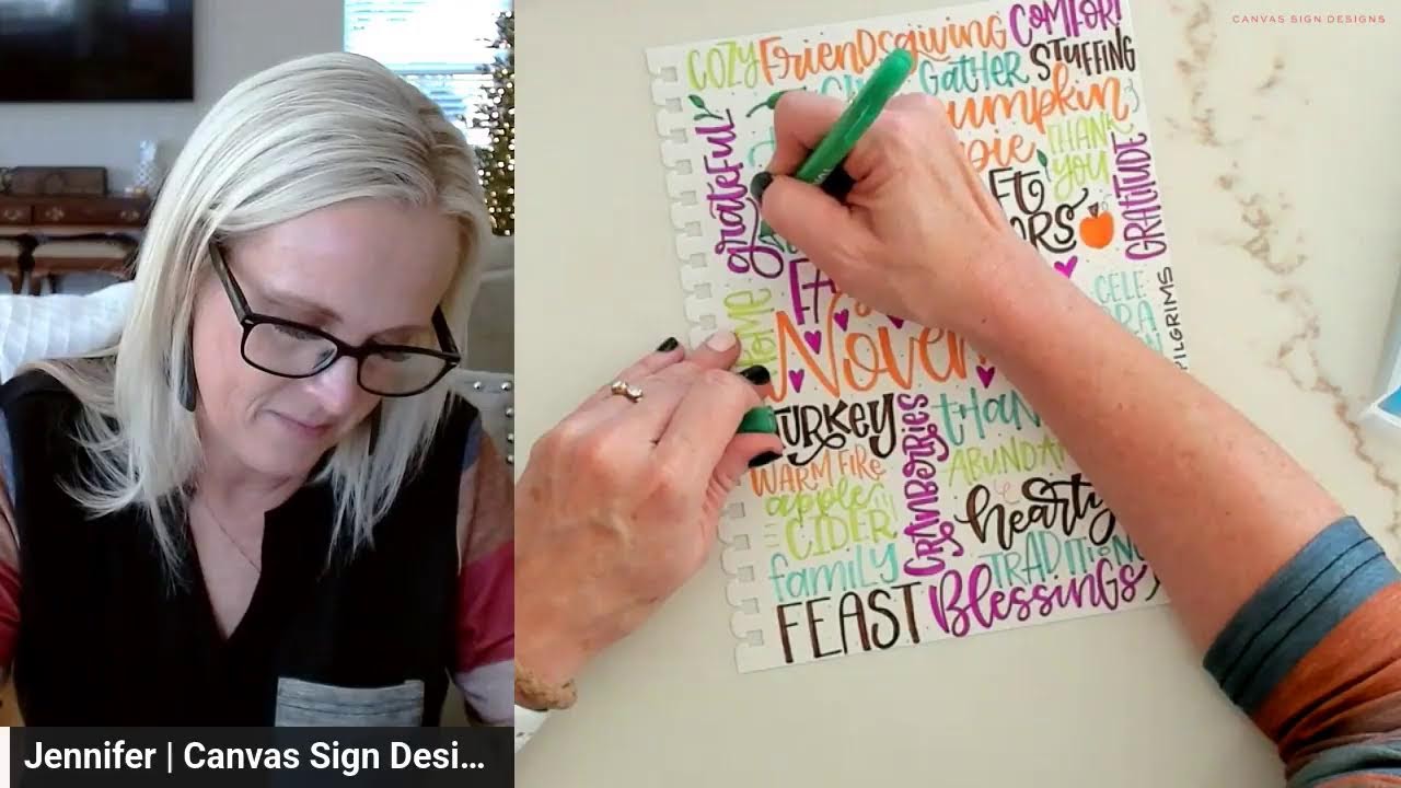 November Lettering Challenge