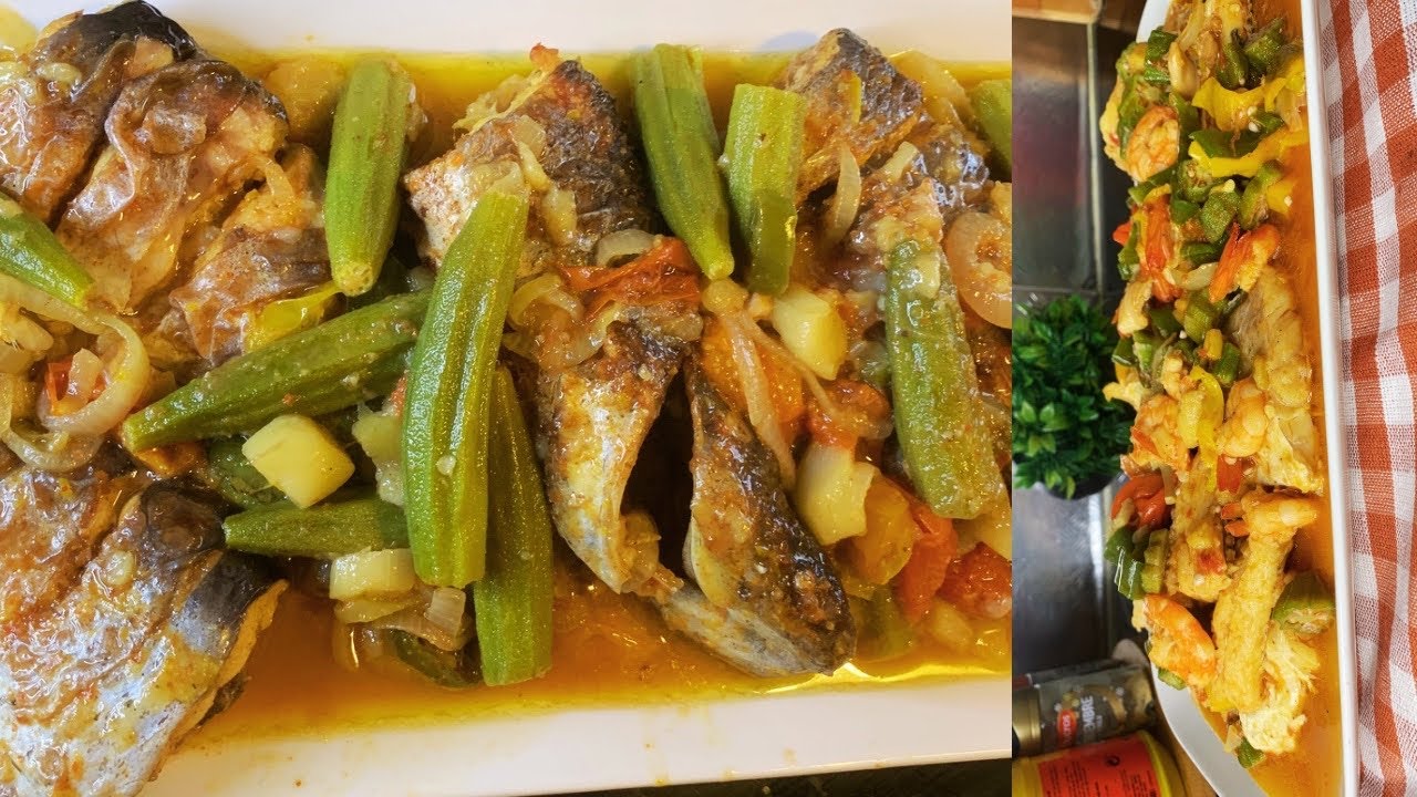 2 Recettes de sauce GOMBO au Poisson,une autre manière de cuisiner le Gombo avec du poisson