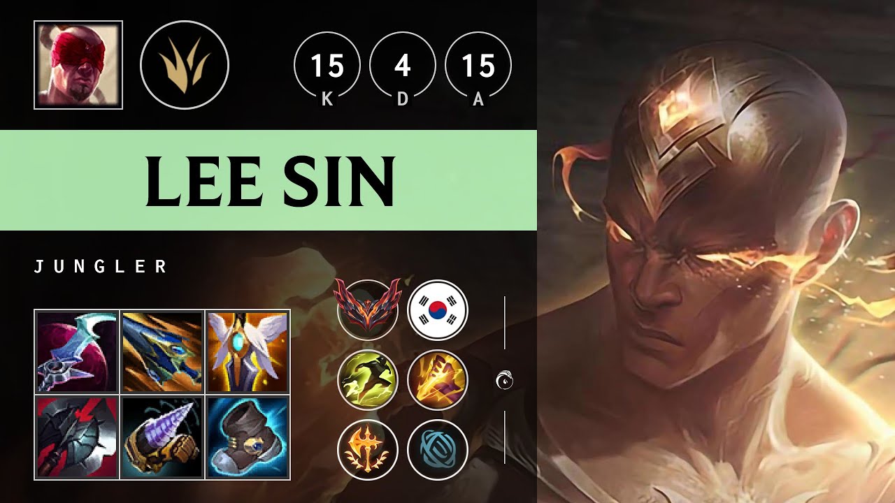 Lee Sin Jungle vs Kayn - KR Grandmaster Patch 25.07