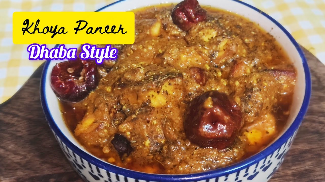 Khoya Paneer Masala 😋| Dhaba Style ☝🏻| 