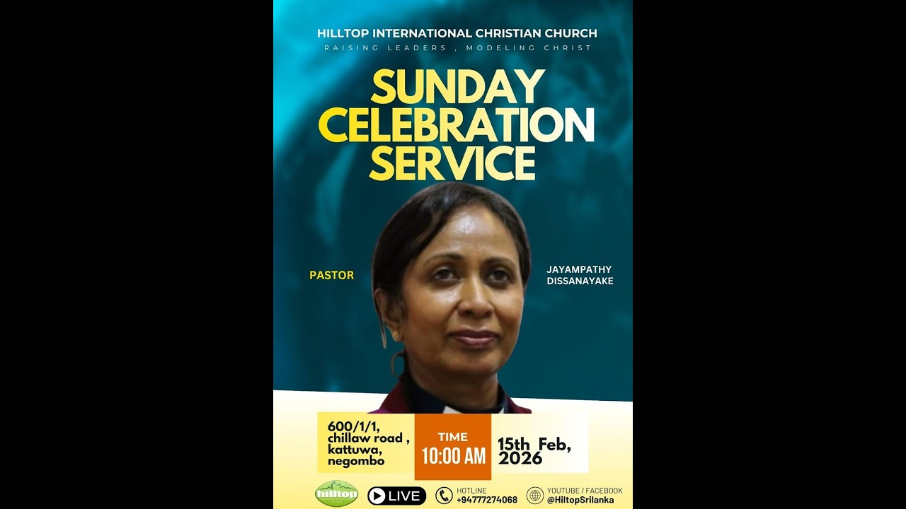 Sunday Celebration Service | Pastor Dr. Jayampathi Dissanayake
