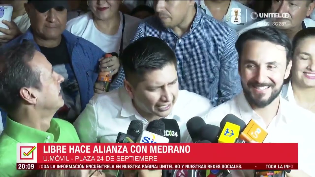 JP Velasco anuncia la adhesión de Medrano al proyecto de Libre en Santa Cruz