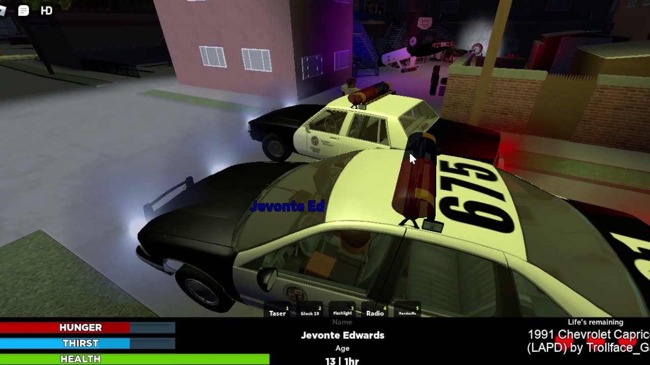 ROBLOX [Alpha] South Central 1992| LAPD Patrol| Life as a Patrol Officer