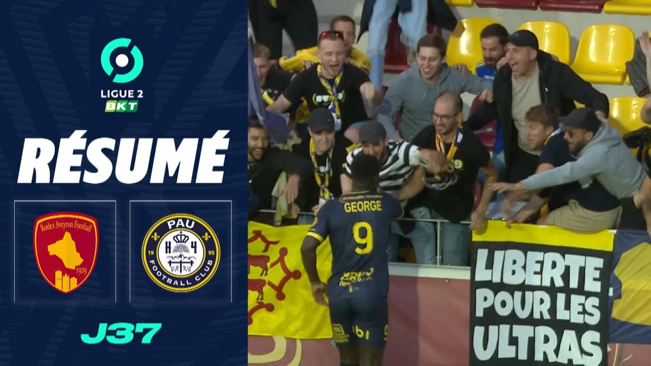RODEZ AVEYRON FOOTBALL - PAU FC (2 - 3) - R&eacute;sum&eacute; - (RAF - PAU) / 2022-2023