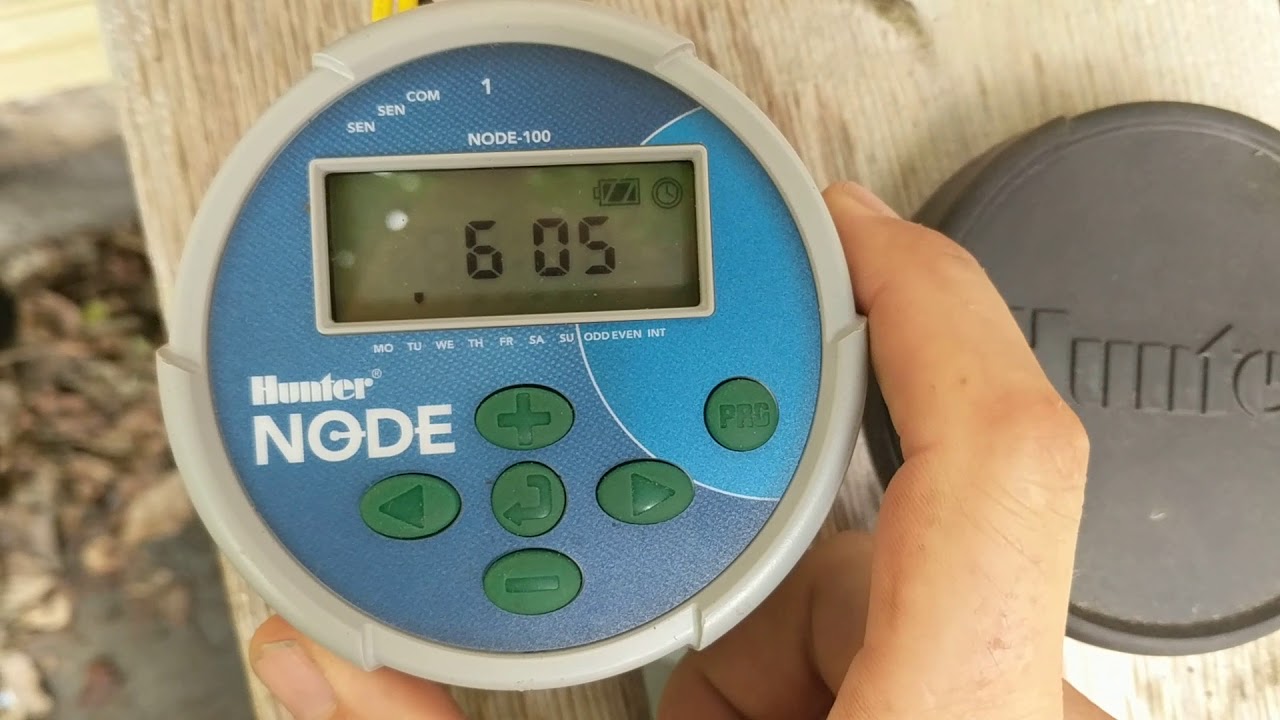Set Date Program Hunter Node Timer Controller Irrigation Video 2of6 Specialist Tech in Brooklyn, NY