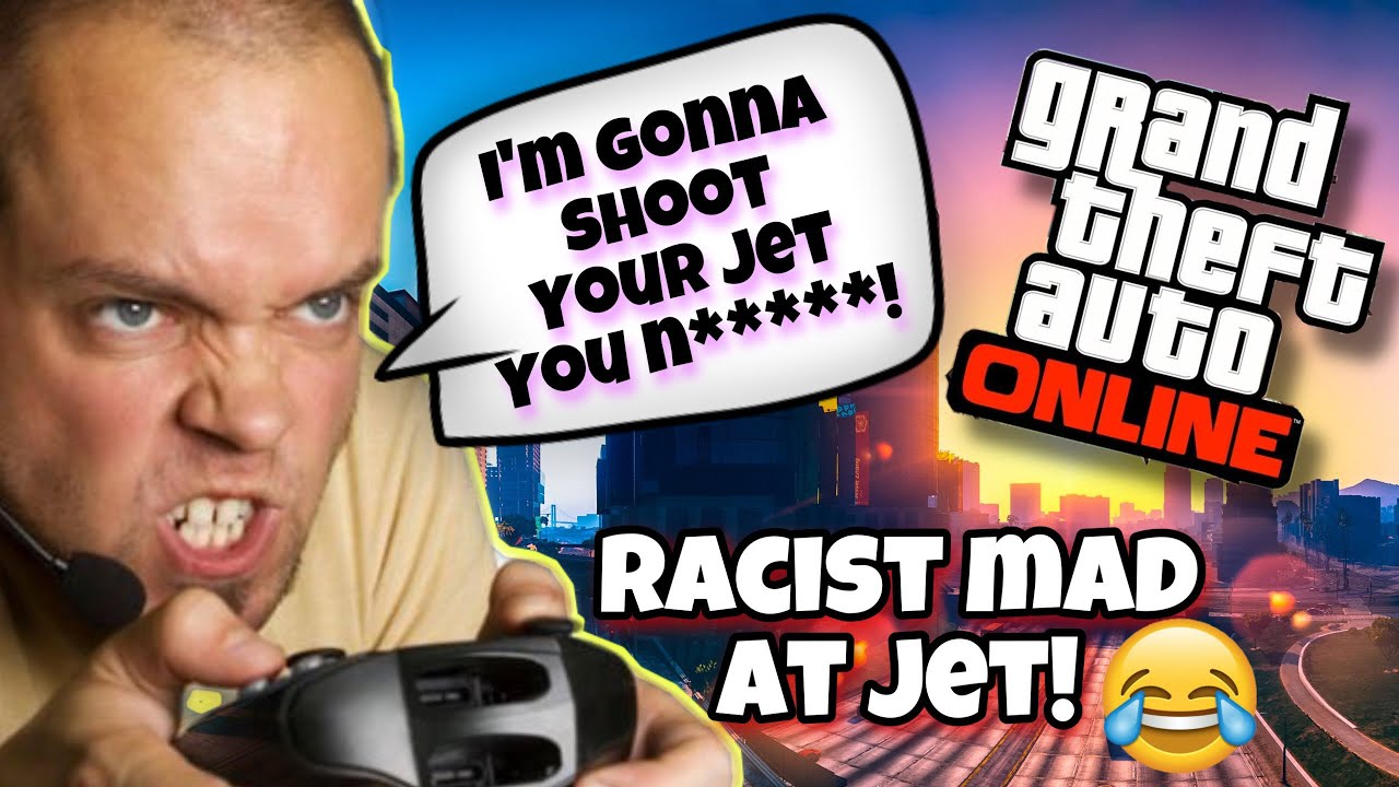 Racist Guy Rages Over Getting Killed By Jet On Gta Online | Gta Online Is Toxic Episode 2