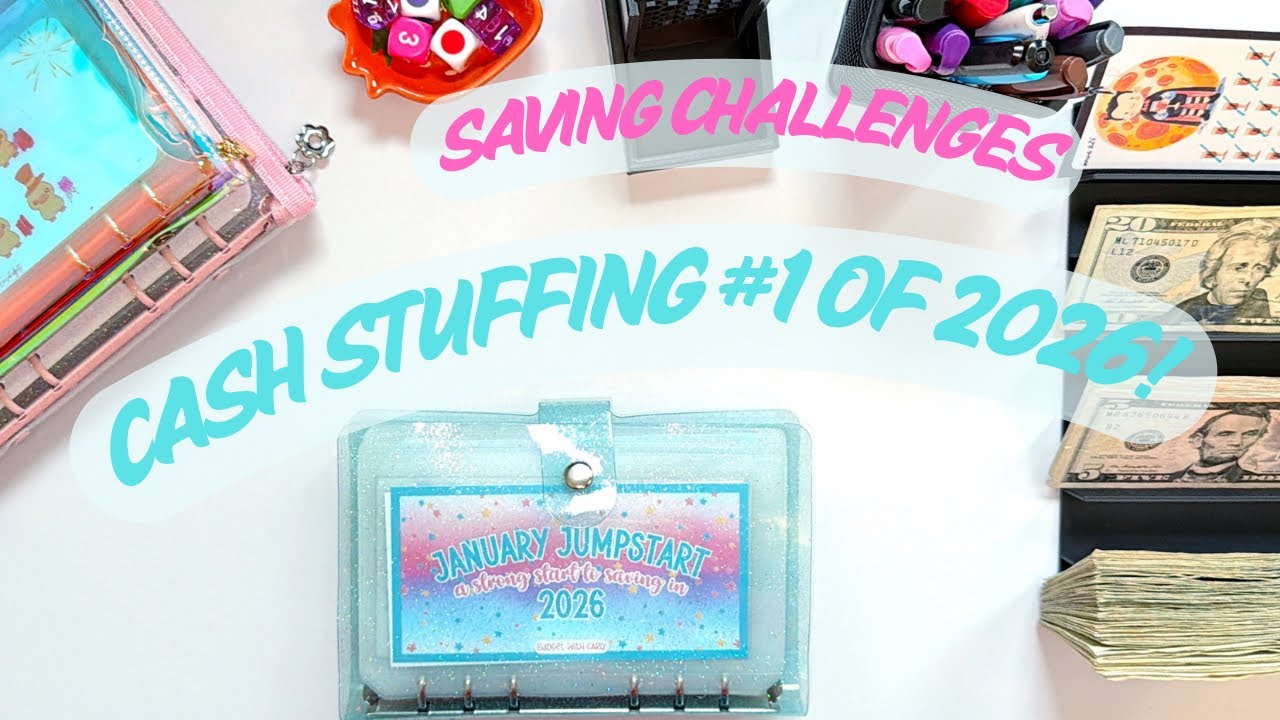 Cash Stuffing my SAVING CHALLENGES  #savingchallenges