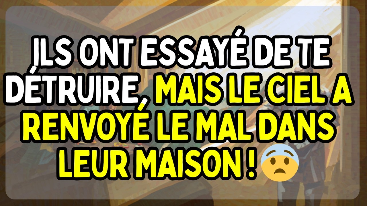 ILS ONT ESSAYÉ DE TE DÉTRUIRE, MAIS LE CIEL A RENVOYÉ LE MAL DANS LEUR MAISON ! 😨