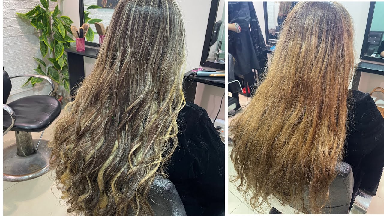 Highlights and base colour change