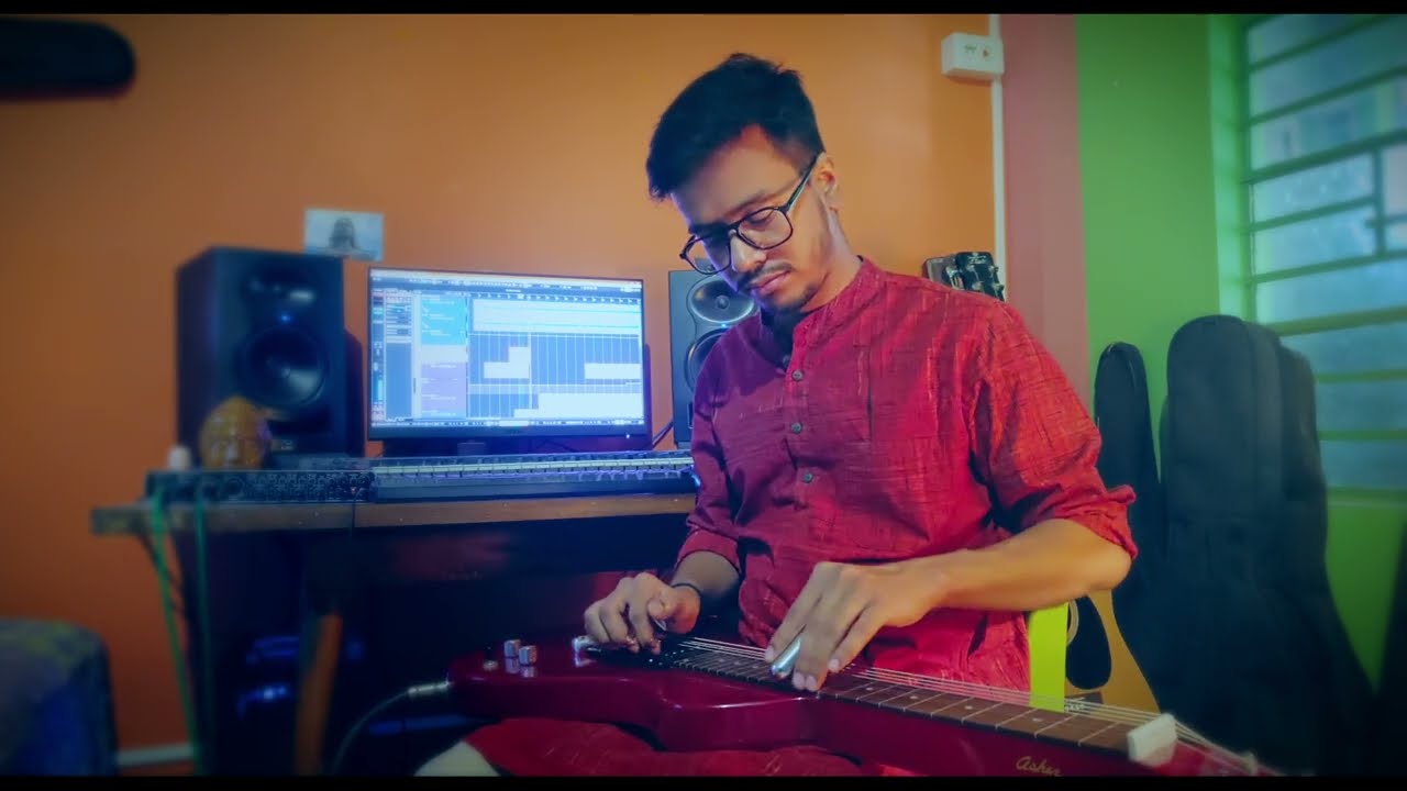 Purano Sei Diner Kotha | Hawaiian Guitar | RabindraSangeet