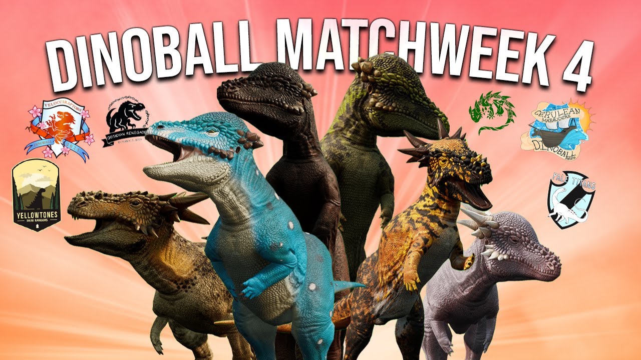 DINOBALL GAMEWEEK 4! | Path of Titans Dino Football League