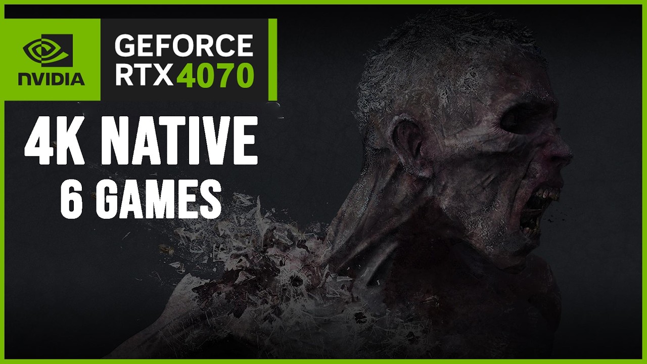 Can RTX 4070 Handle 4K Native? | 6 Zombie Games