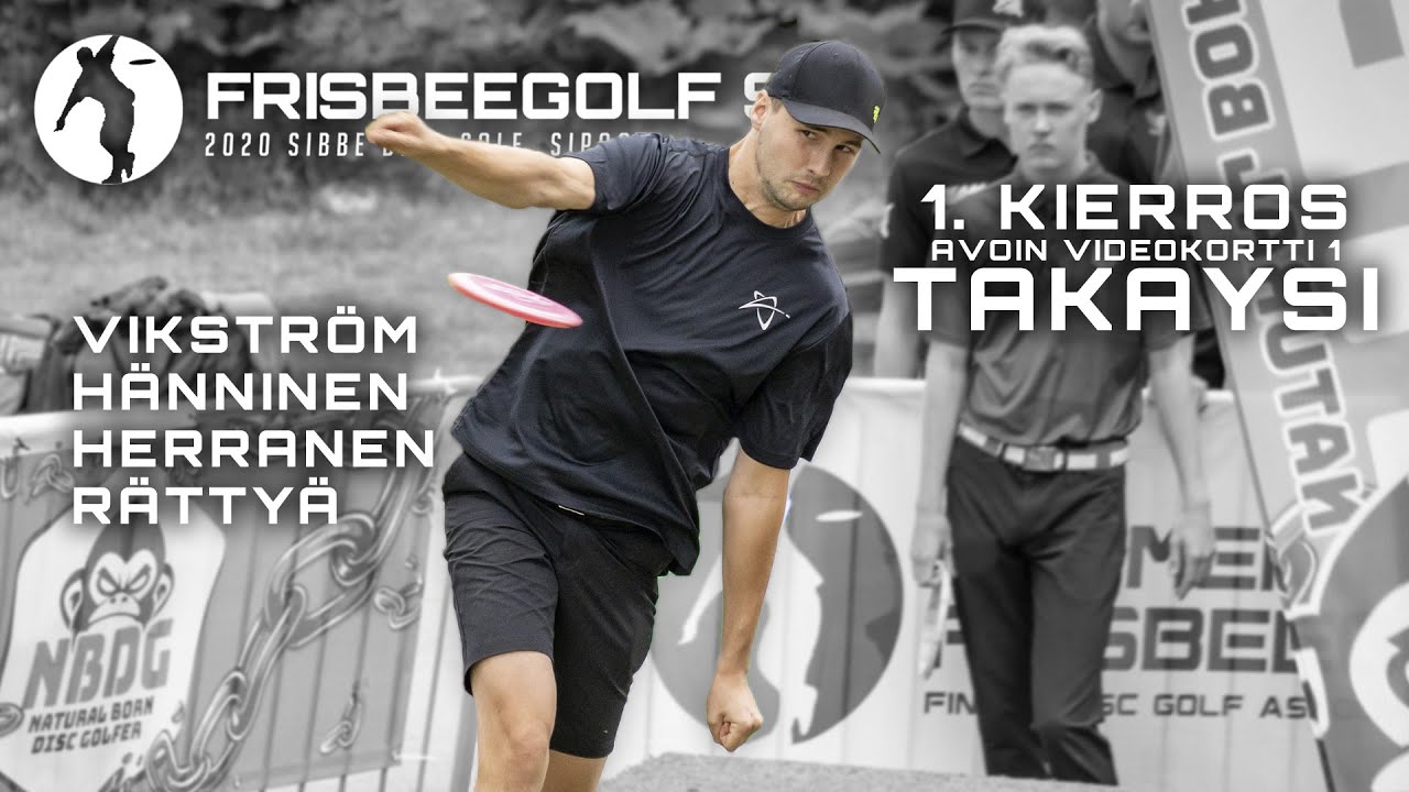 FRISBEEGOLF SM 2020 - 1. kierros avoimen luokan 2. videokortti TAKAYSI