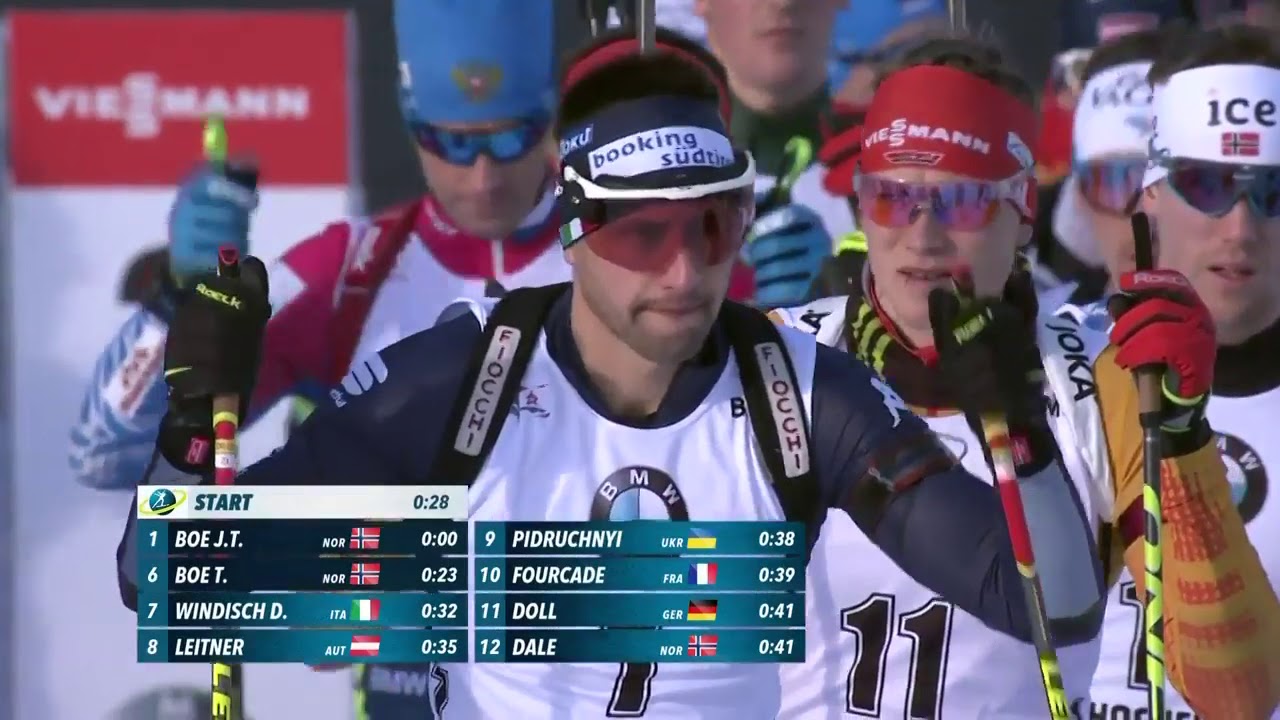 Biathlon Hochfilzen Mens Pursuit 2019–20 IBU World Cup 14/12/2019
