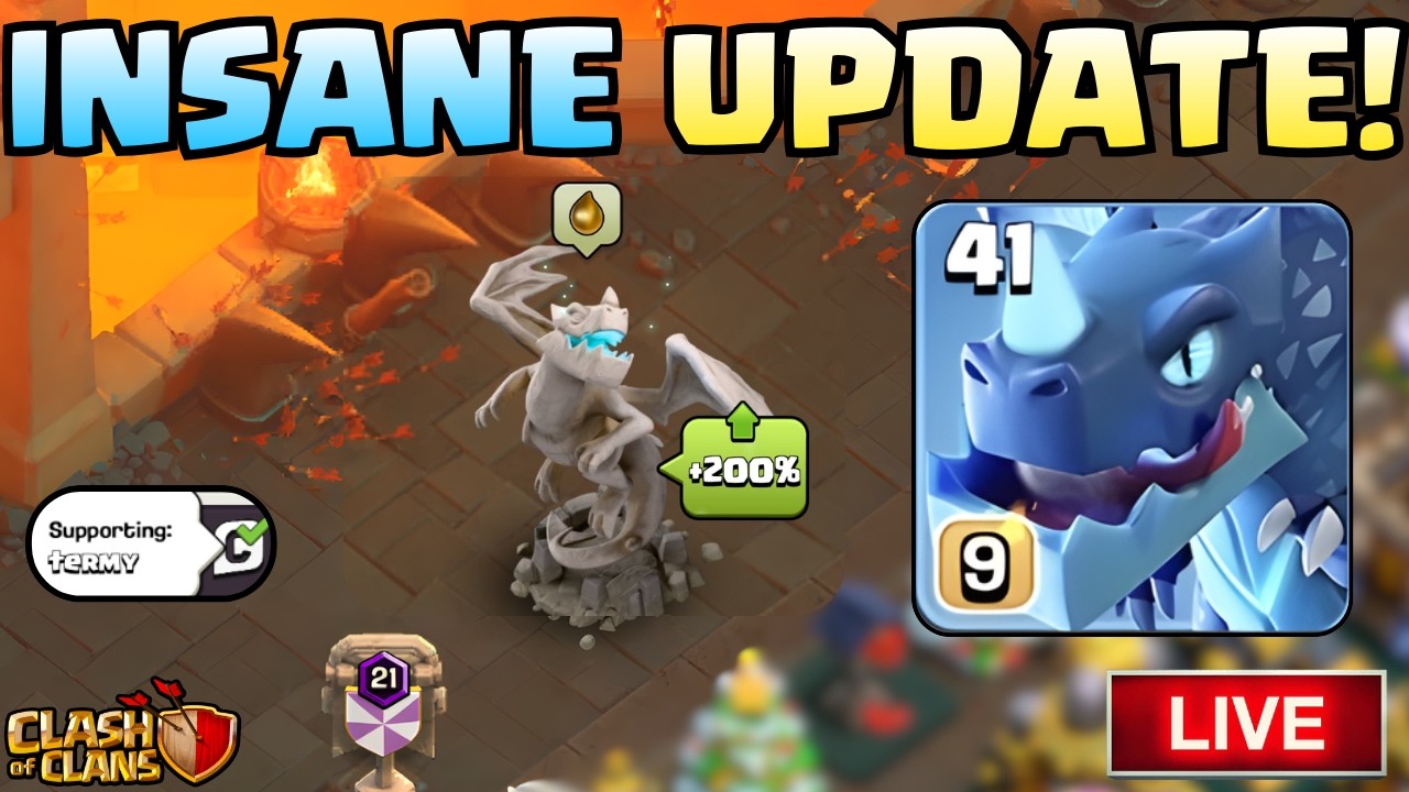 0 ELECTRO DRAGONS FOR FREE! Clan Rush Boost and Ranked Attacks! (Clash Of Clans LIVE) - Vertical
