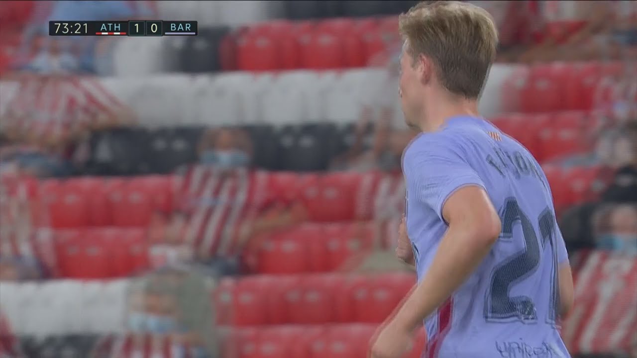 Frenkie De Jong VS Athletic Bilbao - English Commentary - HD/No Watermark