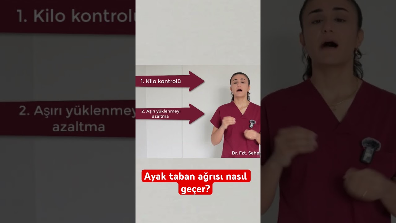 Ayak taban ağrısı nasıl geçer? 