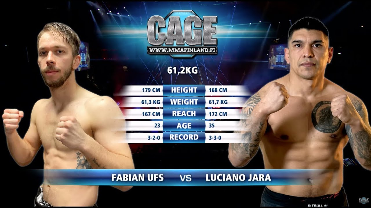 CAGE 66: Fabian Ufs vs. Luciano Jara (Entire MMA Fight)