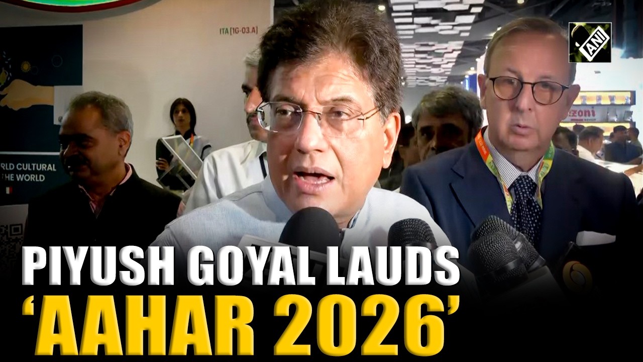 Piyush Goyal lauds 40th edition of Aahar - International Food & Hospitality Fair at Bharat Mandapam