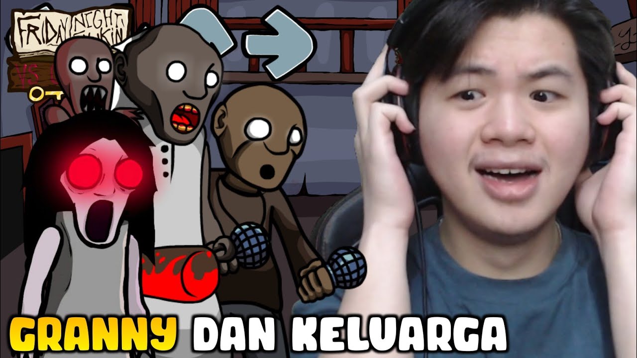GRANNY DAN KELUARGANYA BUAT AKU TERKENA MENTAL!! | VS Granny V3 - Friday Night Funkin