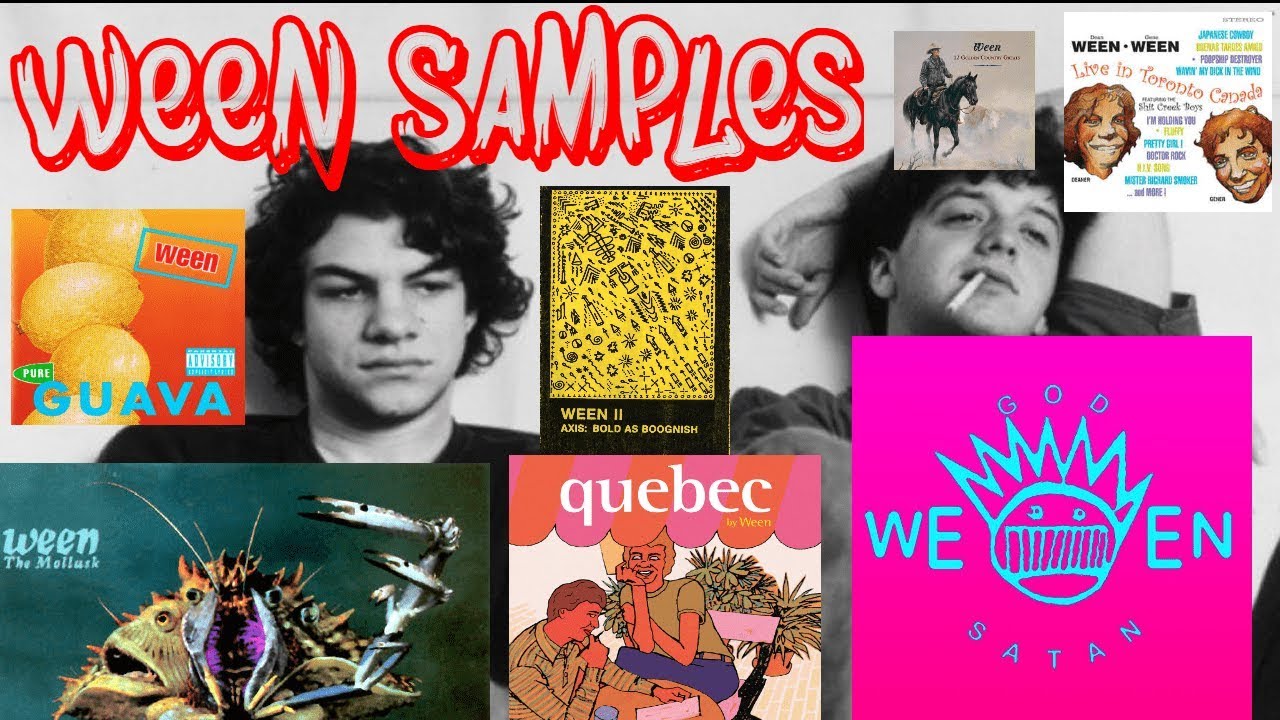 Samples/Covers used by Ween (1987-2004)