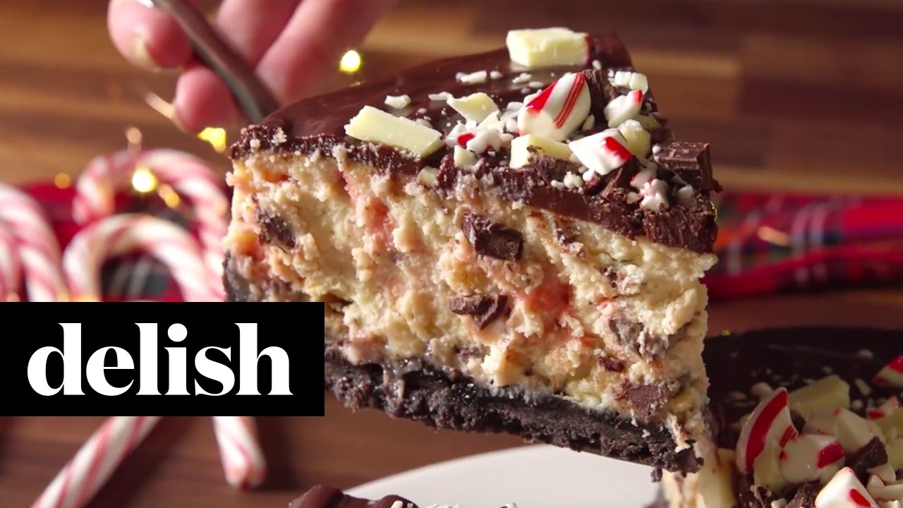 Chocolate Peppermint Cheesecake | Delish