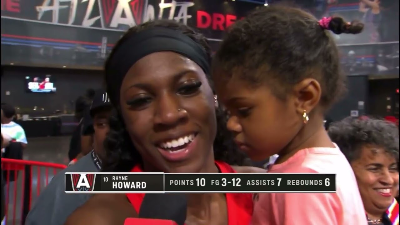 Rhyne Howard postgame sideline interview