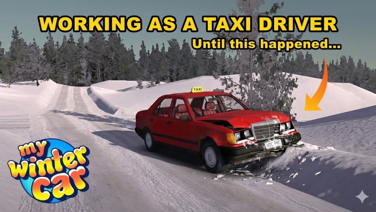 My Taxi Career Ended! / Working as a Taxi Driver / Ordering Used Parts / My Winter Car / Part 4