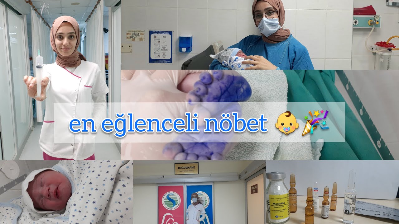 #VLOG BÖYLE EĞLENCELİ BİR NÖBET OLAMAZ 🥳 (bol doğumlu bol bebişli doğumhane, ne o tosuncuk mu ? 😂 )
