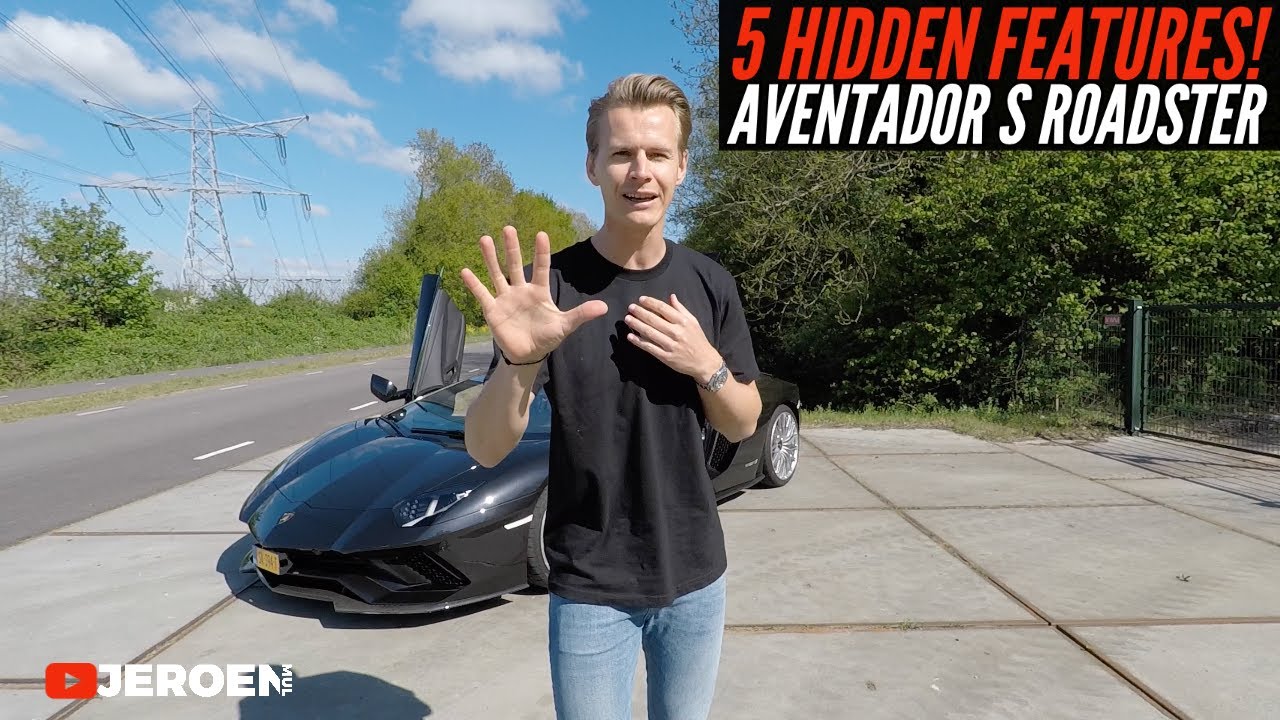 5 HIDDEN FEATURES OF THE LAMBORGHINI AVENTADOR S ROADSTER!!