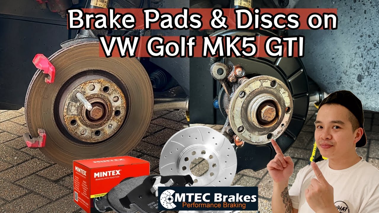 Changing Front Disc and Pads on the VW Golf GTI MK5 | Mintex and MTEC - 131