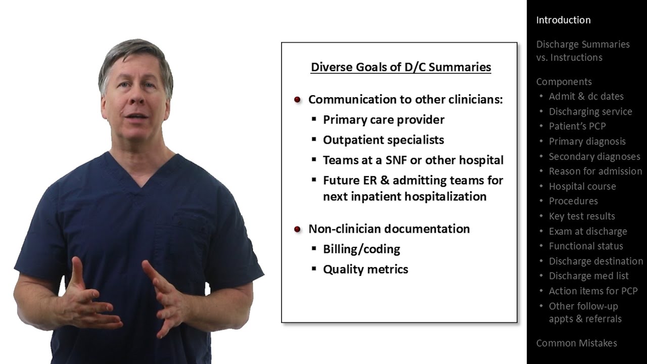 How to Write a Great Discharge Summary