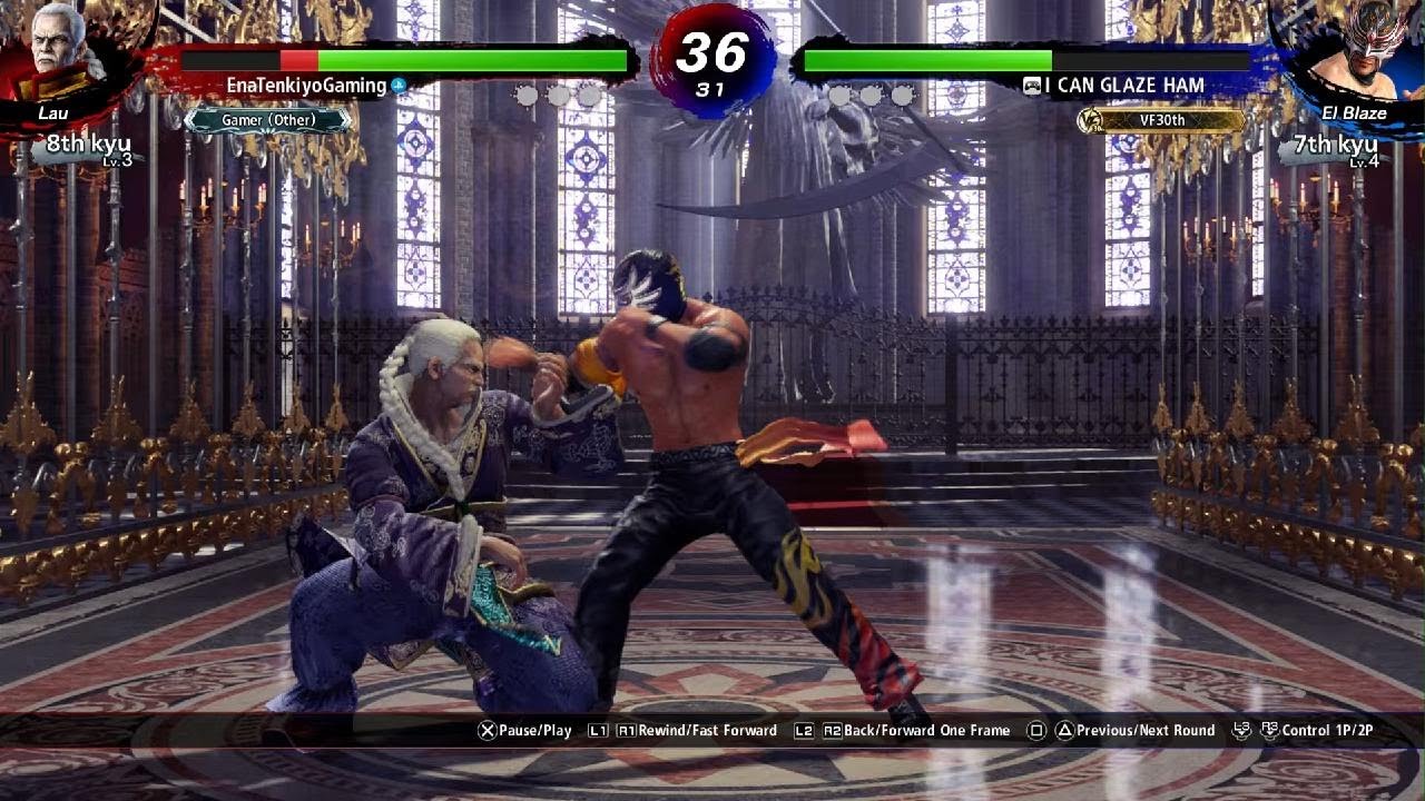 Virtua Fighter 5 R.E.V.O. World Stage Ranked Match Lau Vs. El Blaze