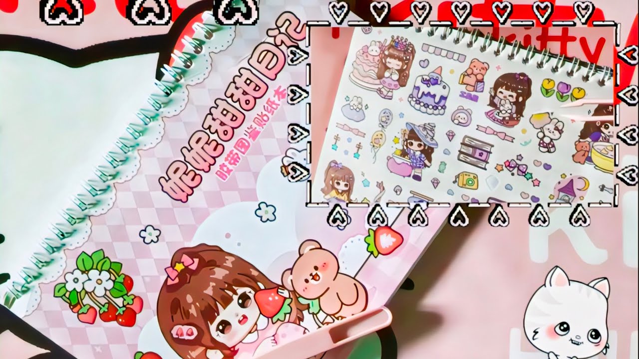 Unboxing kawaii stickers🎀✨