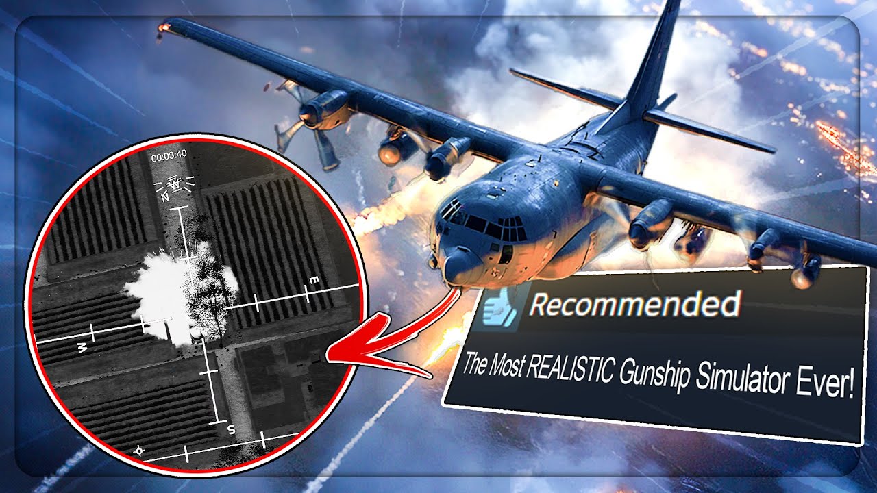 Is this the most REALISTIC AC-130 Gunship Simulator Ever?