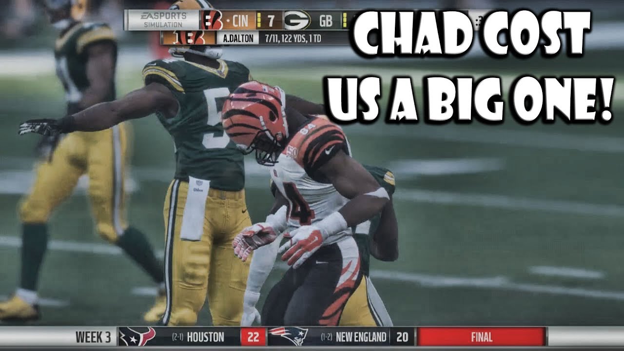 CHAD COST US THE GAME! Chad Johnson Career EP. 3 Madden NFL 18