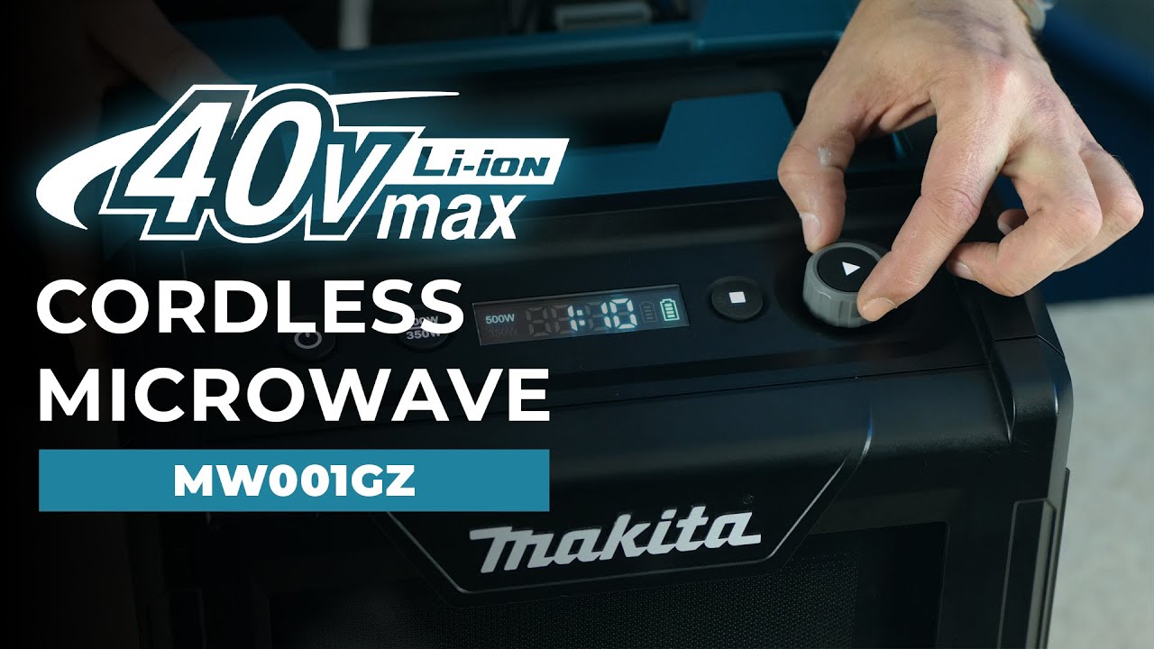 It’s Cordless! BRAND NEW Makita 40V Microwave (MW001GZ) | UK Planet Tools