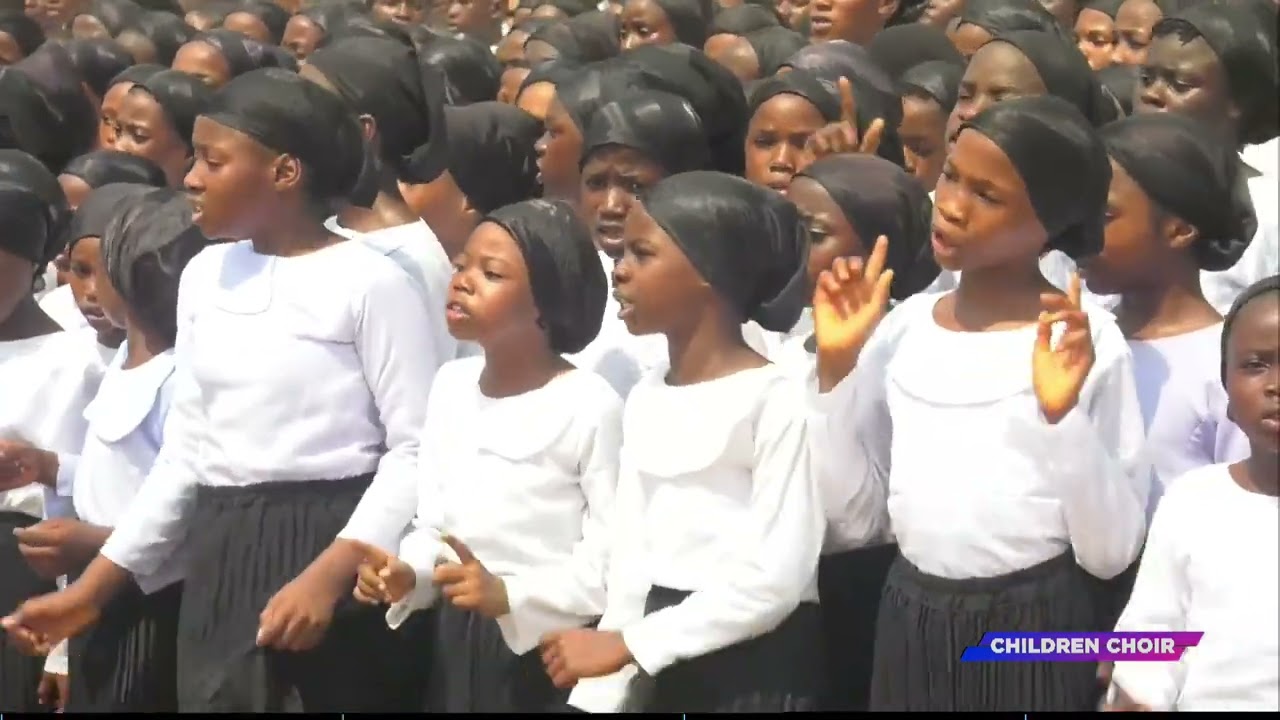 CHILDREN CHOIR MINSTRATION: MGBIDI 2025 CRUSADE DAY 1