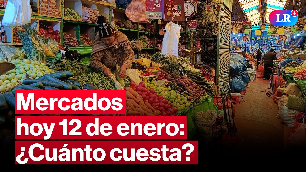 🔴¿CUÁNTO CUESTA? Precios en MERCADOS: pollo, papa y otros HOY 12 de enero Perú | 